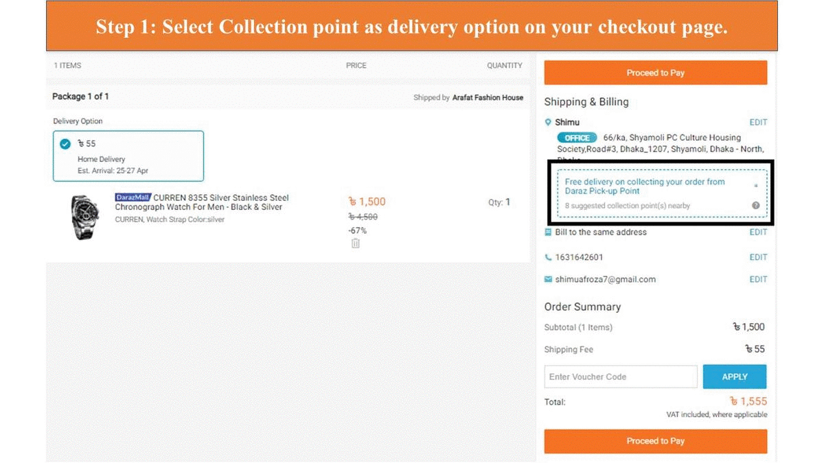 How to Collect Products from Daraz Collection Point? Daraz Life